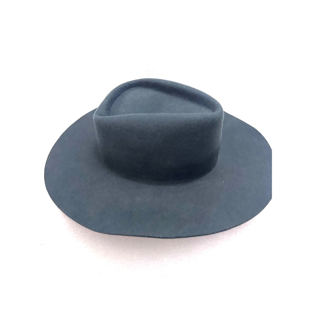Gigi Pip Size 59 M/L Dakota Wide Brim Hat Dark Grey Australian Wool